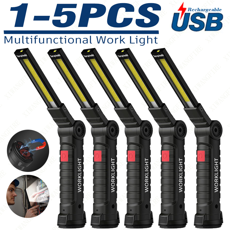 Outdoor Camping Adventure Lamp - 1-5PCS Multifunctionele opvouwbare werklamp Draagbare campinglamp