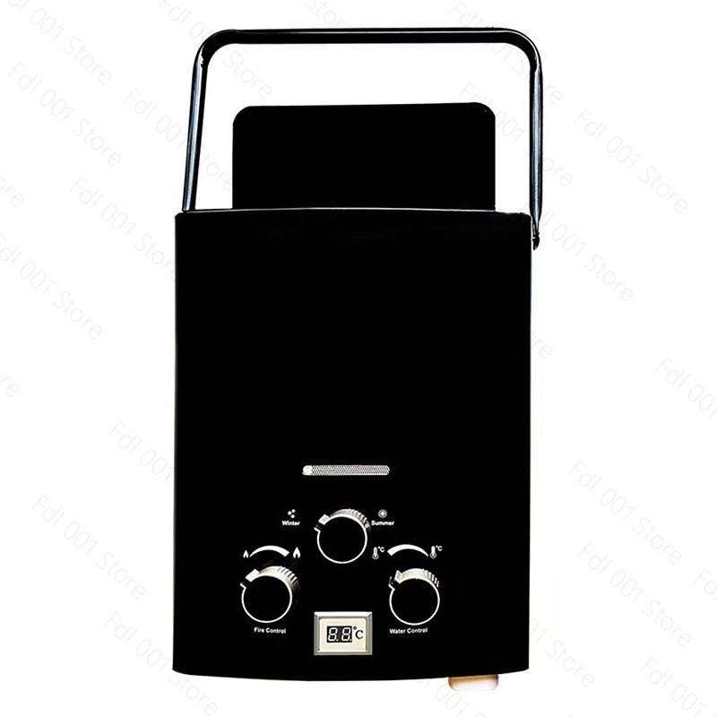 Outdoor Camping Hot Water Heater - 6L Draagbare Gasboiler voor Buiten, Kamperen,