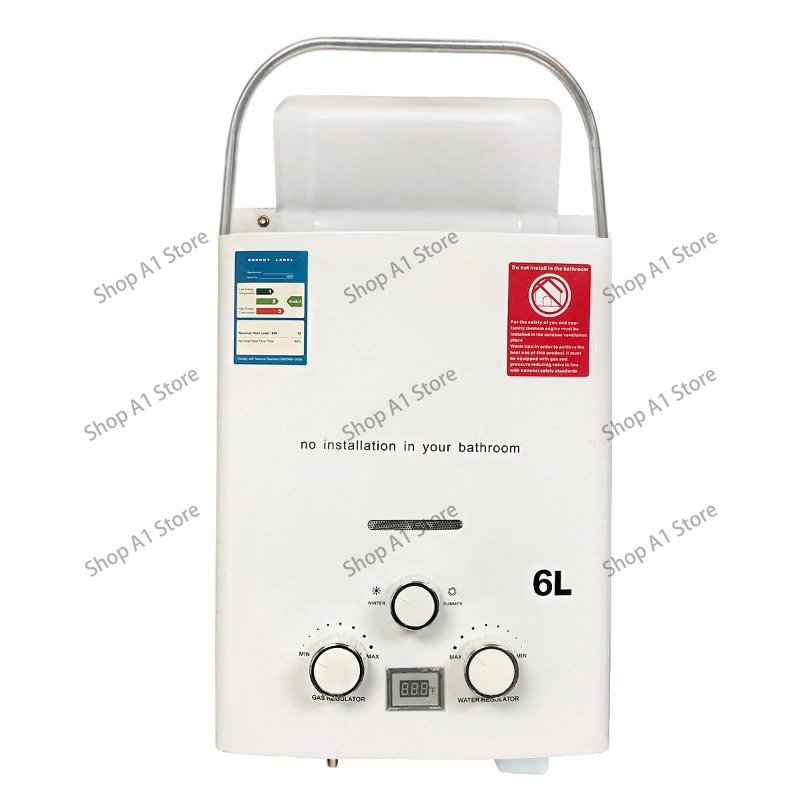 Outdoor Camping Hot Water Heater - Waterverwarmer 6L Outdoor Camping Instant Verwarming