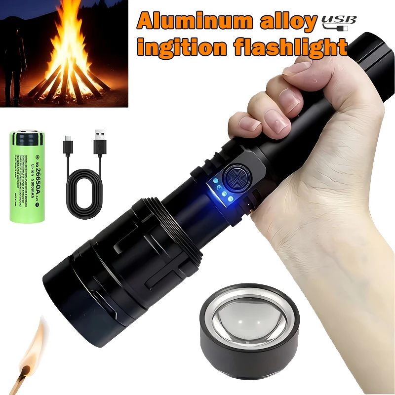 Outdoor Camping Adventure Lamp - Ultra krachtige zaklamp Concentraterende ontsteking Zaklamp