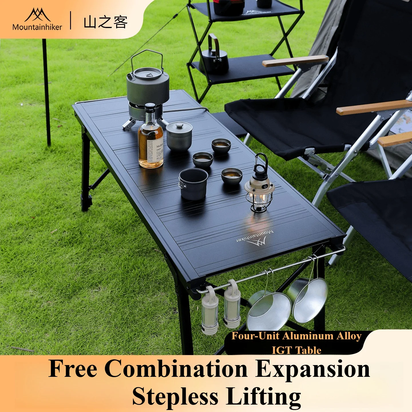 Outdoor Camping Heater For Tent - Mountainhiker Camping Opvouwbare Lift Verwijderbare Multi