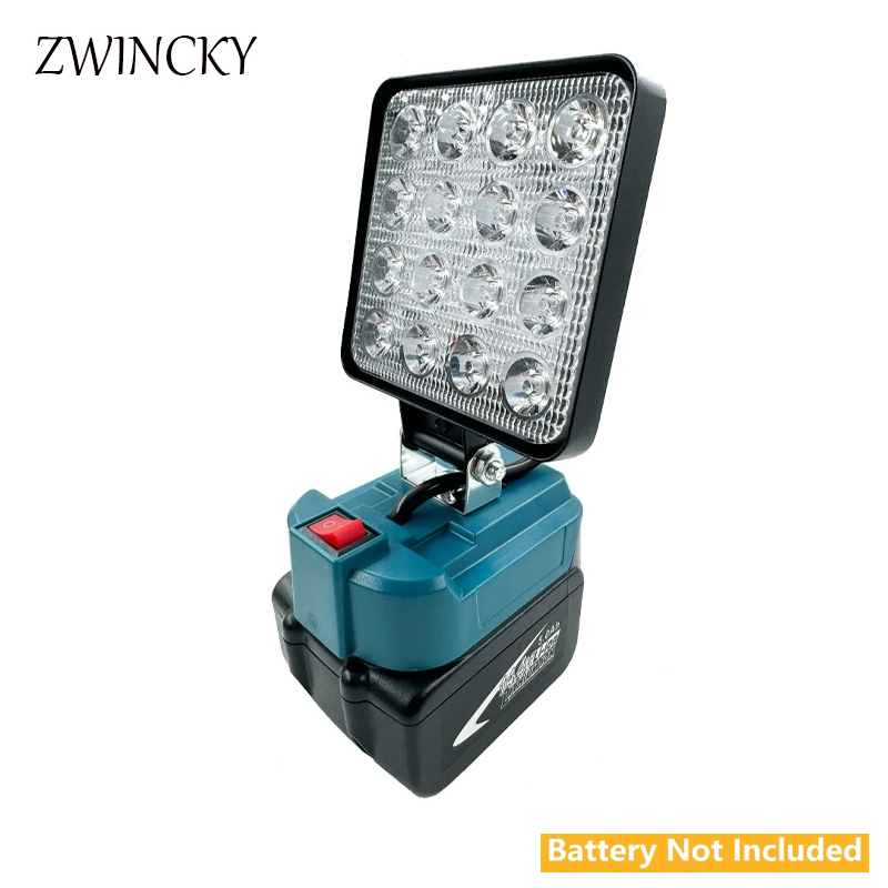 Outdoor Camping Adventure Lamp - LED-batterijzaklamp voor Makita 18V batterij LED-werklamp