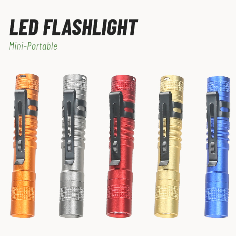 Outdoor Camping Adventure Lamp - Draagbare Mini LED-penzaklamp met penclip Handheld