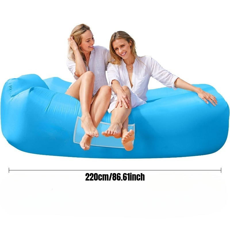 Outdoor Camping Sleeping Bag - Opblaasbare 4-in-1 bankset – draagbare campingstoel,
