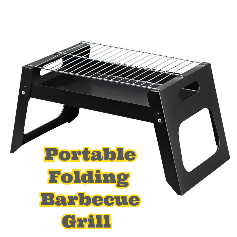Outdoor Camping Ideas - Draagbare houtskool BBQ-grill Opvouwbaar Compact buitenkookfornuis