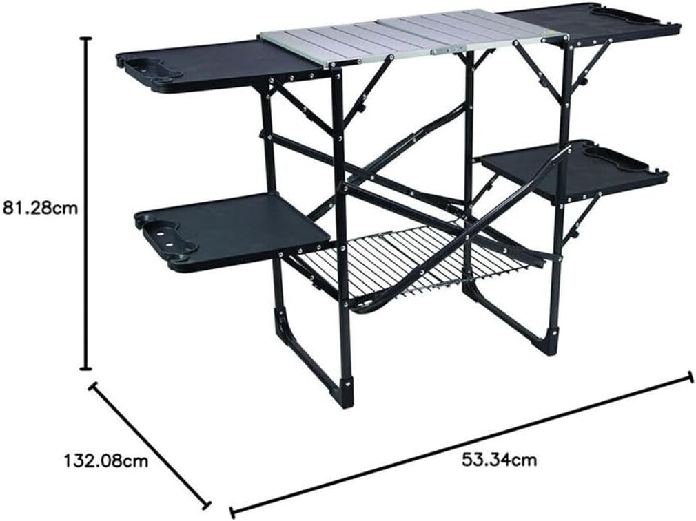 Slanke opvouwbare draagbare ca - Outdoor Camping Table With Storage recensie en prijs