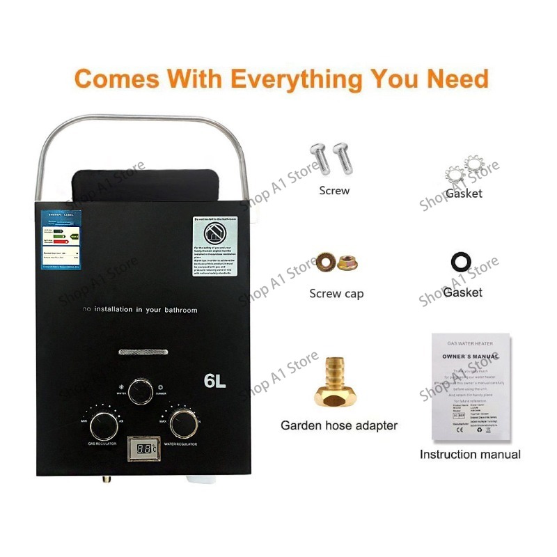 Waterverwarmer 6L Outdoor Camp - Outdoor Camping Hot Water Heater recensie en prijs