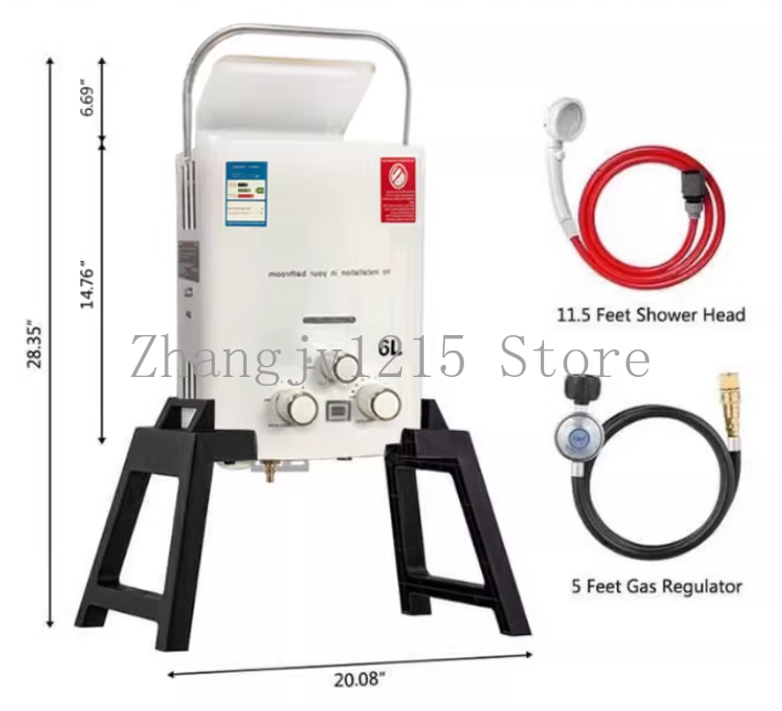 Propaan LPG Gas Tankless Boile - Outdoor Camping Hot Water Heater recensie en prijs