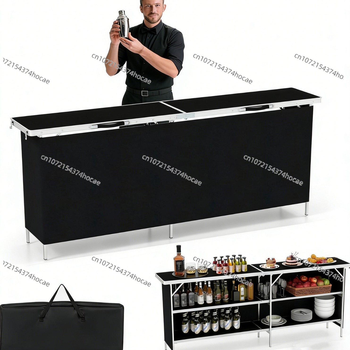Vouwtafel van aluminiumlegerin - Outdoor Camping Table With Storage recensie en prijs