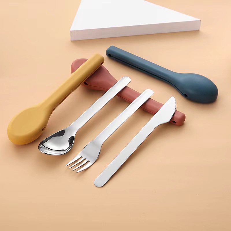 3-delige draagbare bestek zakg - Camp Utensil Set recensie en prijs