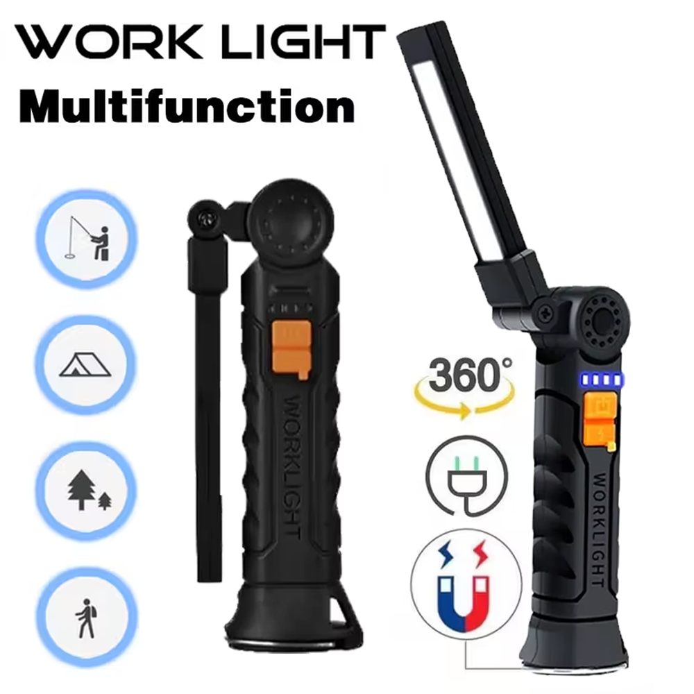 Draagbare COB LED-zaklamp USB  - Outdoor Camping Adventure Lamp recensie en prijs