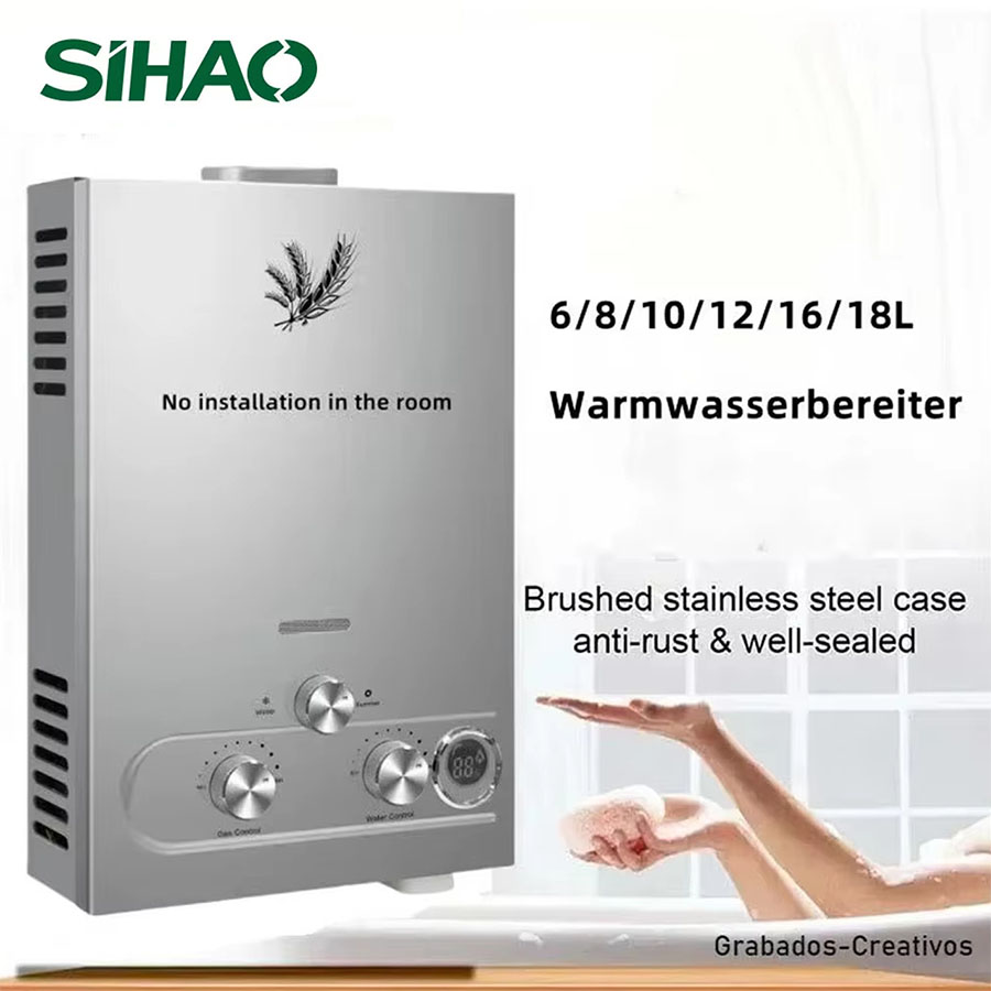SIHAO 12L 16L 18L GPM LPG Gas  - Outdoor Camping Hot Water Heater recensie en prijs