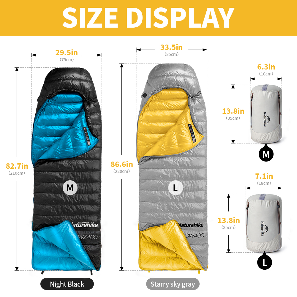 Naturehike Slaapzakken CW400 O - Outdoor Camping Sleeping Bag recensie en prijs