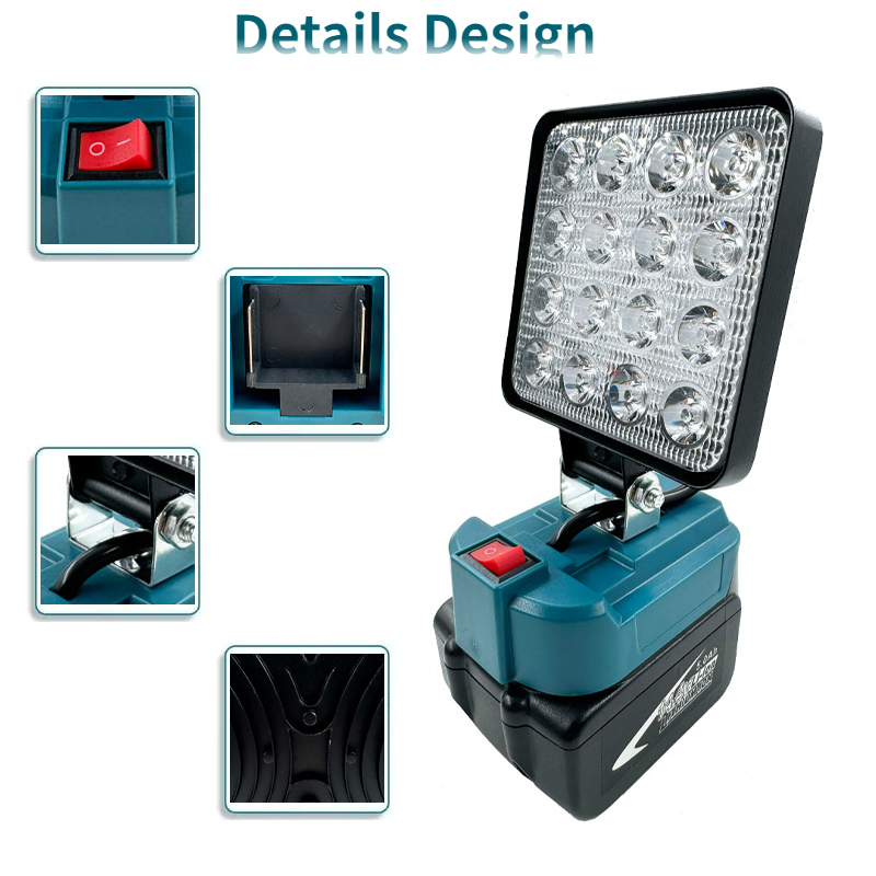 LED-batterijzaklamp voor Makit - Outdoor Camping Adventure Lamp recensie en prijs