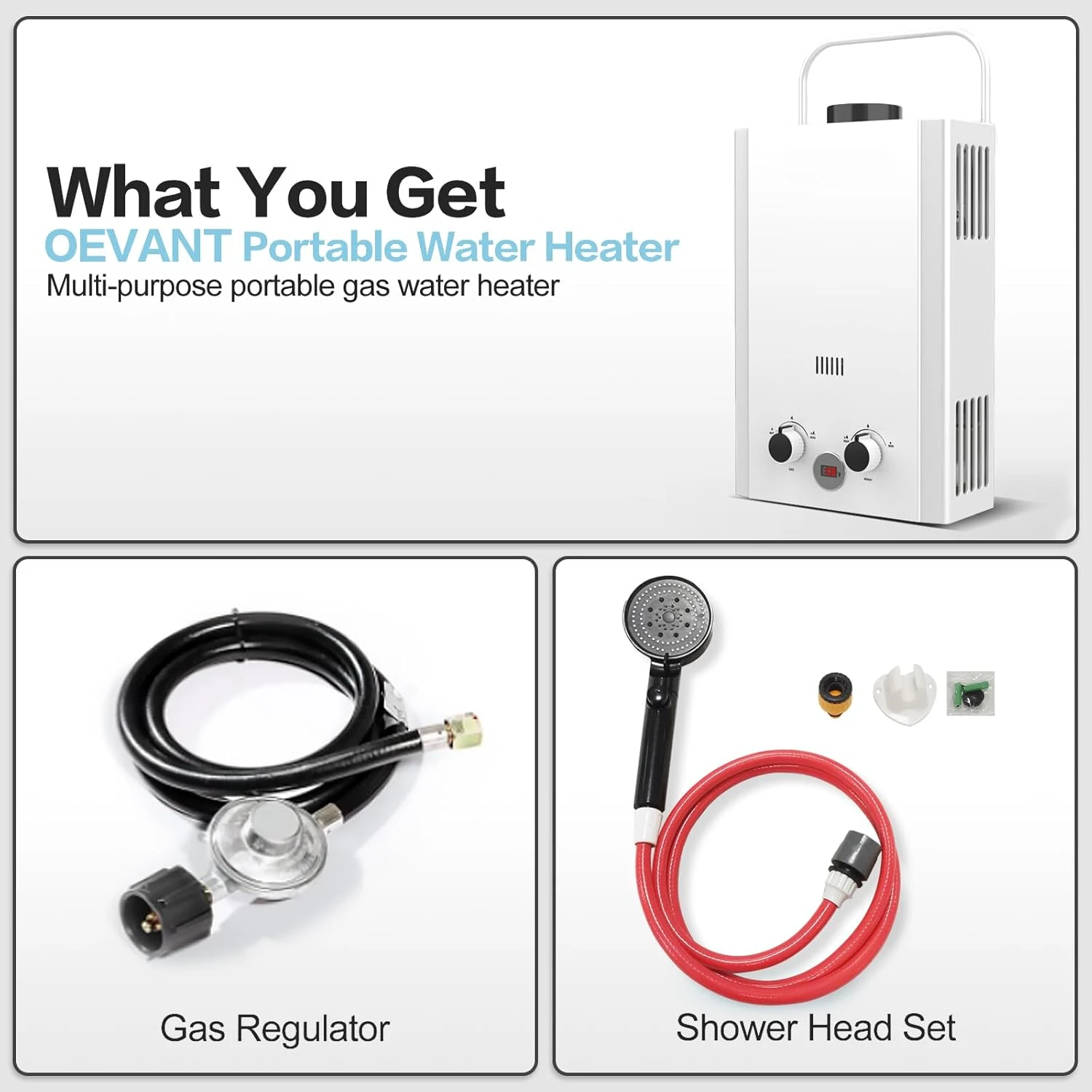 Propaan tankloze waterverwarme - Outdoor Camping Hot Water Heater recensie en prijs
