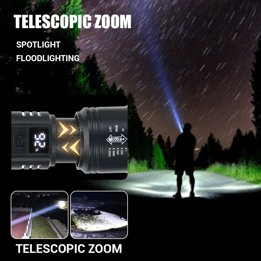 9900lm Krachtige Led Zaklamp B - Outdoor Camping Adventure Lamp recensie en prijs