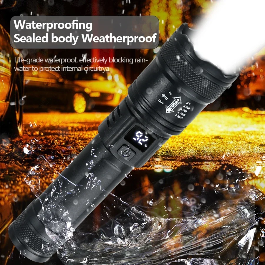 9900lm Krachtige Led Zaklamp B - Outdoor Camping Adventure Lamp recensie en prijs