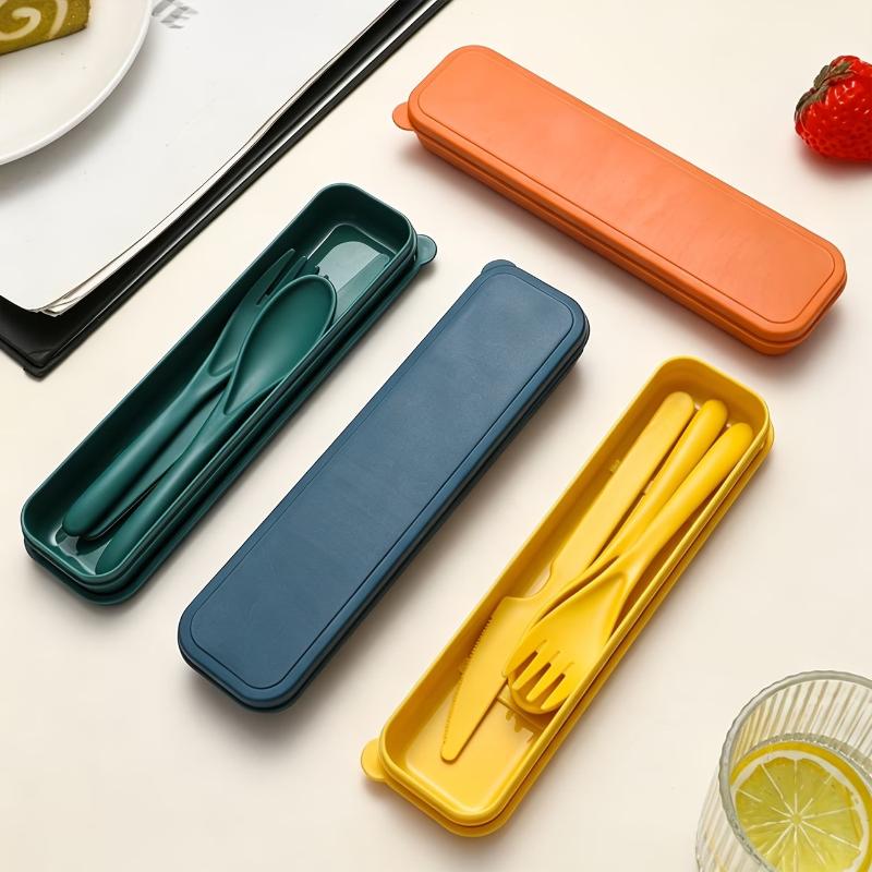 Bestekset van tarwestro, mes,  - Camp Utensil Set recensie en prijs