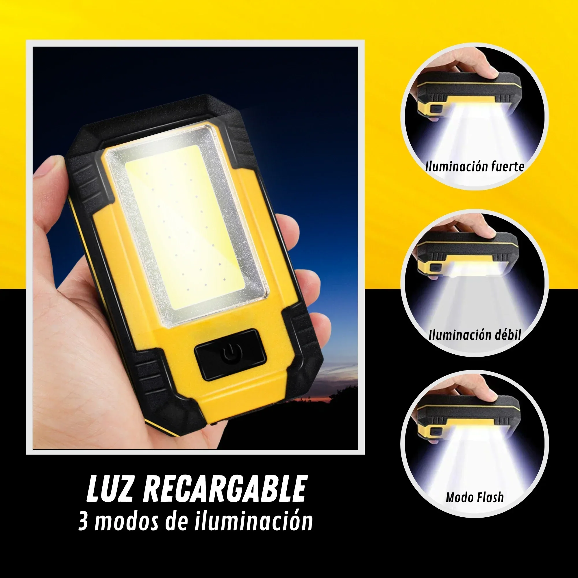 4000MaH Oplaadbare werklamp 30 - Outdoor Camping Adventure Lamp recensie en prijs