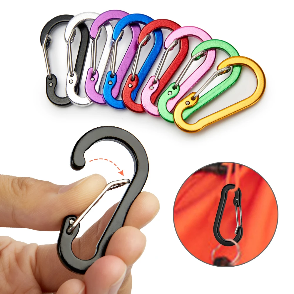 12 Stuks Karabijnhaak Clip Set - Camp Utensil Set recensie en prijs