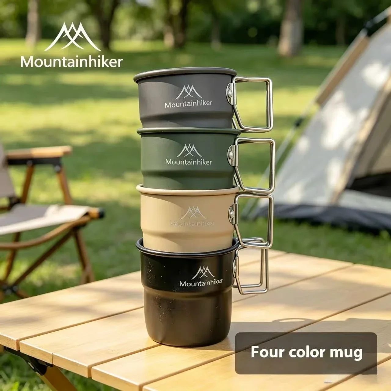 Aluminium Campingbeker MOUNTAI - Camp Utensil Set recensie en prijs