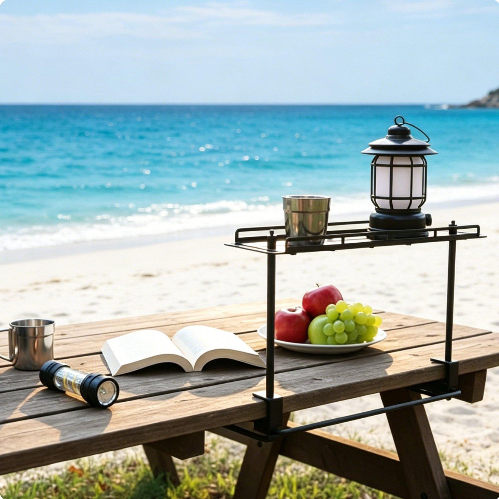 Opbergrek voor buiten, lichtge - Outdoor Camping Table With Storage recensie en prijs