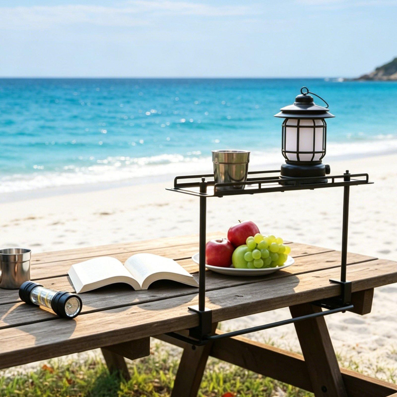 Opbergrek voor buiten, lichtge - Outdoor Camping Table With Storage recensie en prijs