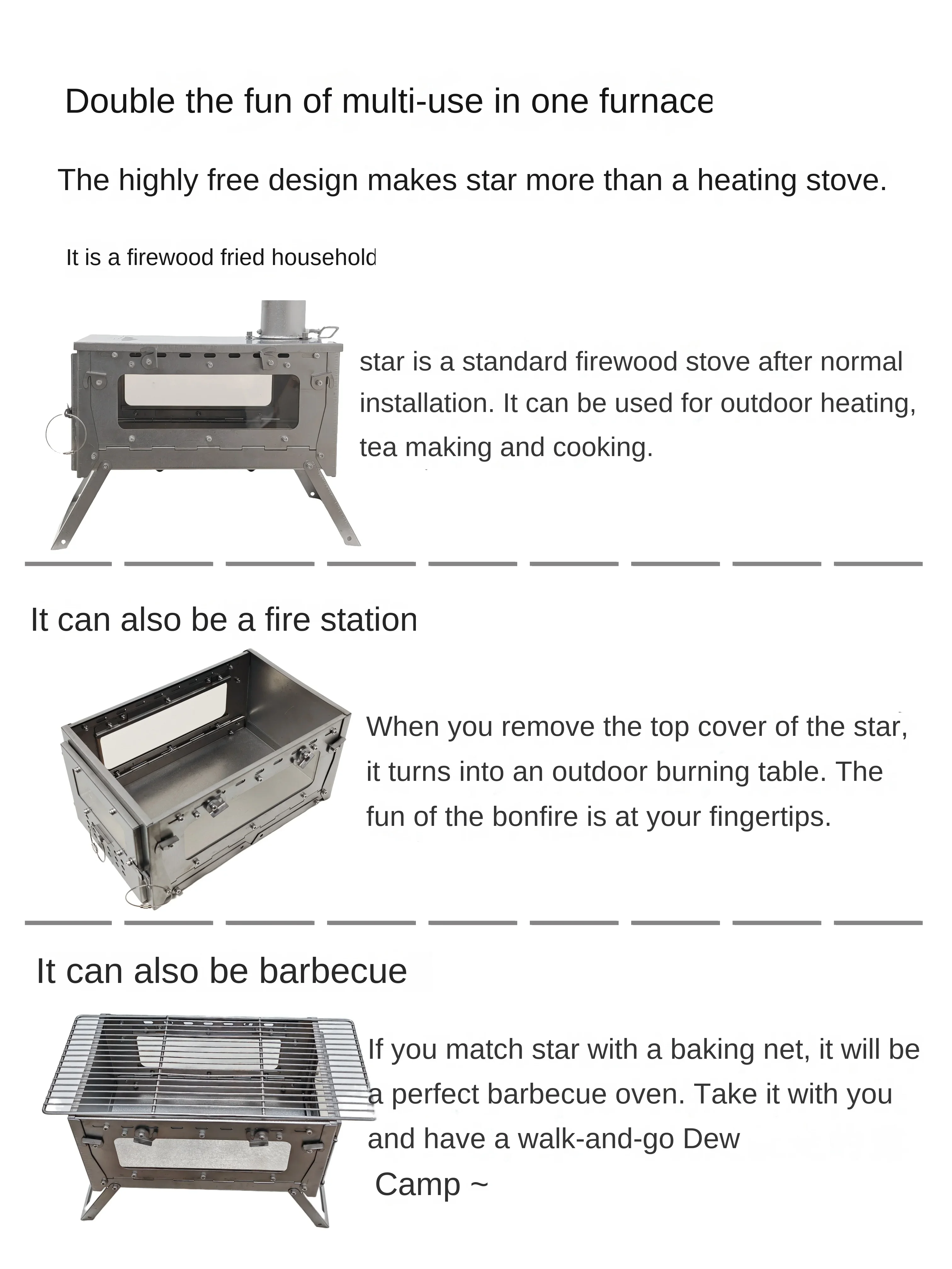 WT Star Ti Titaniumlegering Op - Outdoor Camping Heater For Tent recensie en prijs