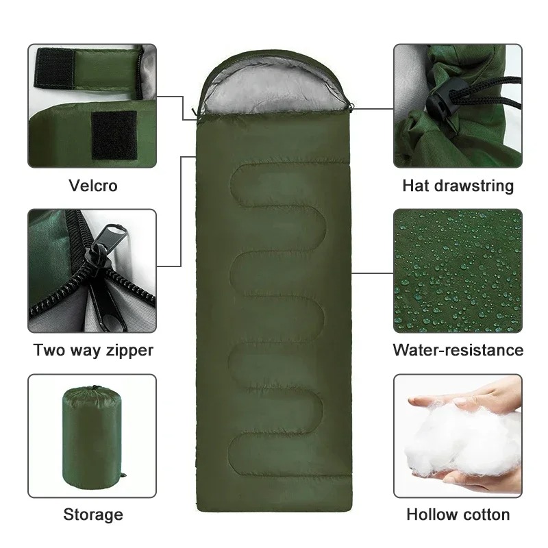 1 stuks 4 seizoenen ultralicht - Outdoor Camping Sleeping Bag recensie en prijs