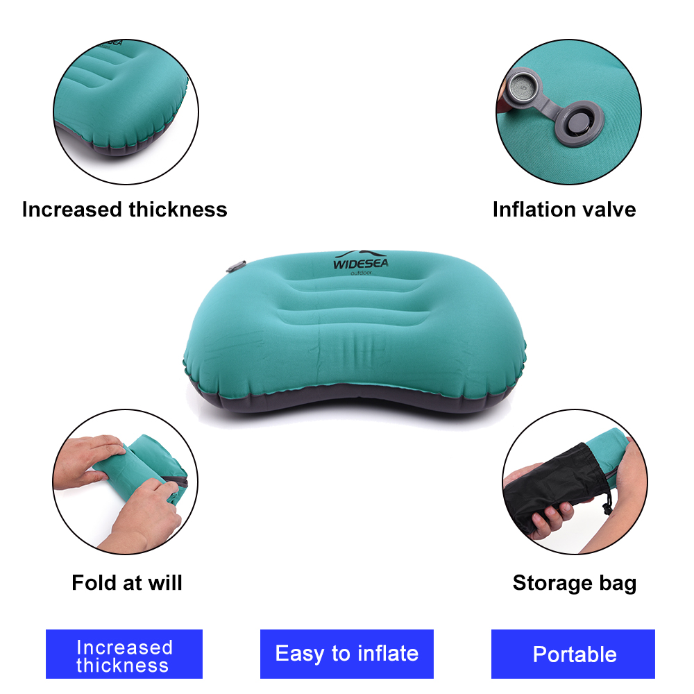 Widesea Draagbare Opblaasbaar  - Camp Pillow Compressible recensie en prijs