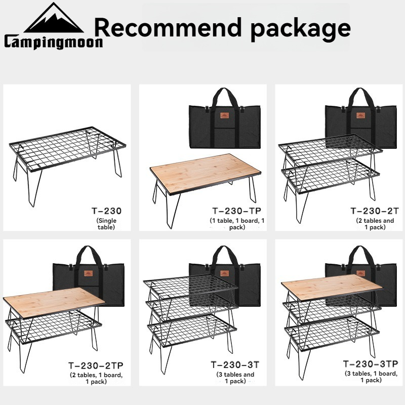 CAMPINGMOON T-230 Draagbare Mu - Outdoor Camping Table With Storage recensie en prijs