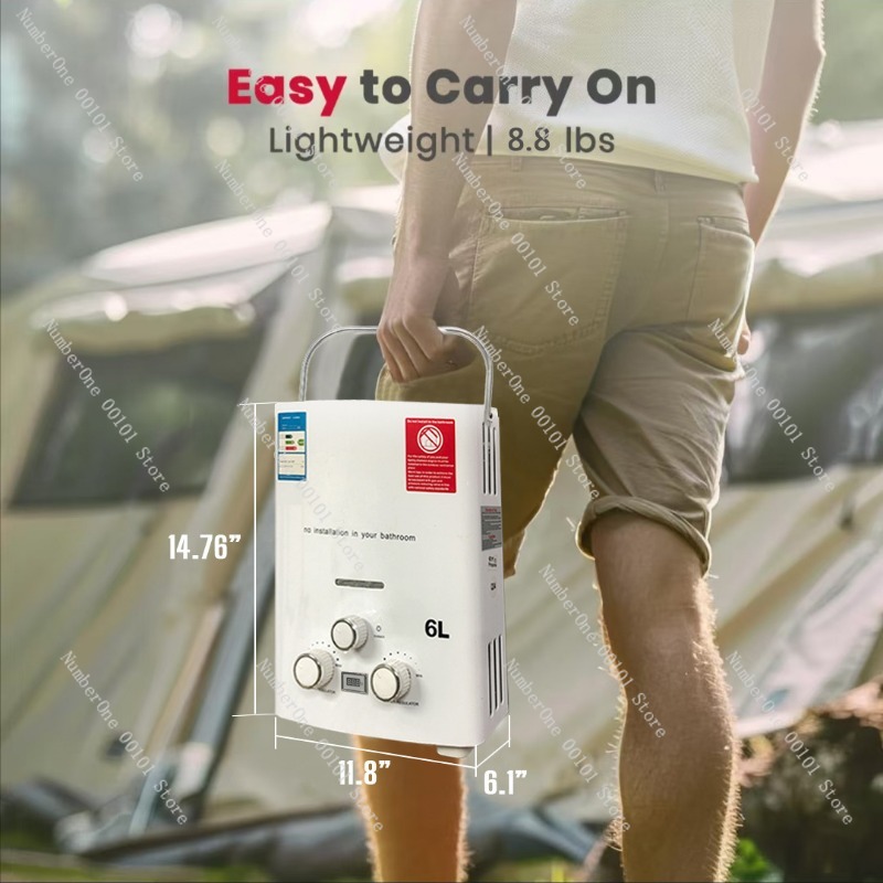 Propaan LPG Gas Tankless Boile - Outdoor Camping Hot Water Heater recensie en prijs