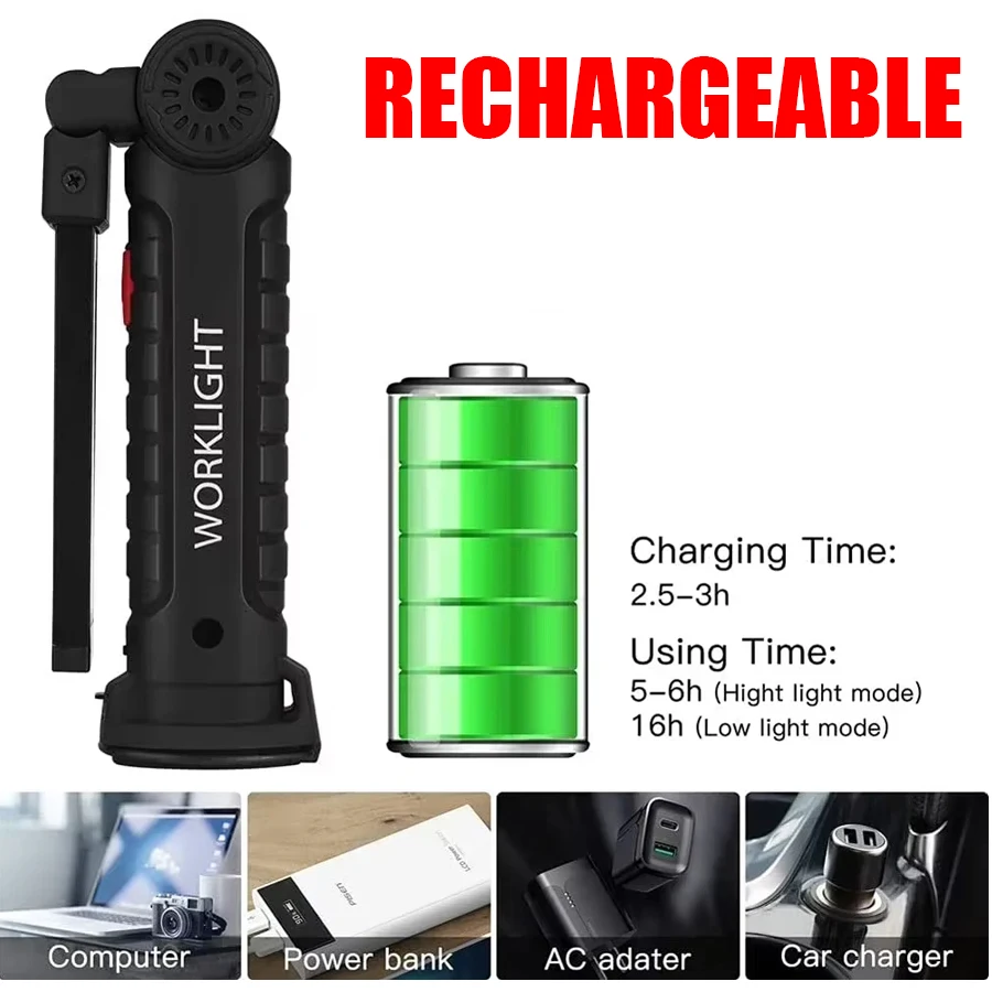 Nieuwe draagbare COB LED-zakla - Outdoor Camping Adventure Lamp recensie en prijs