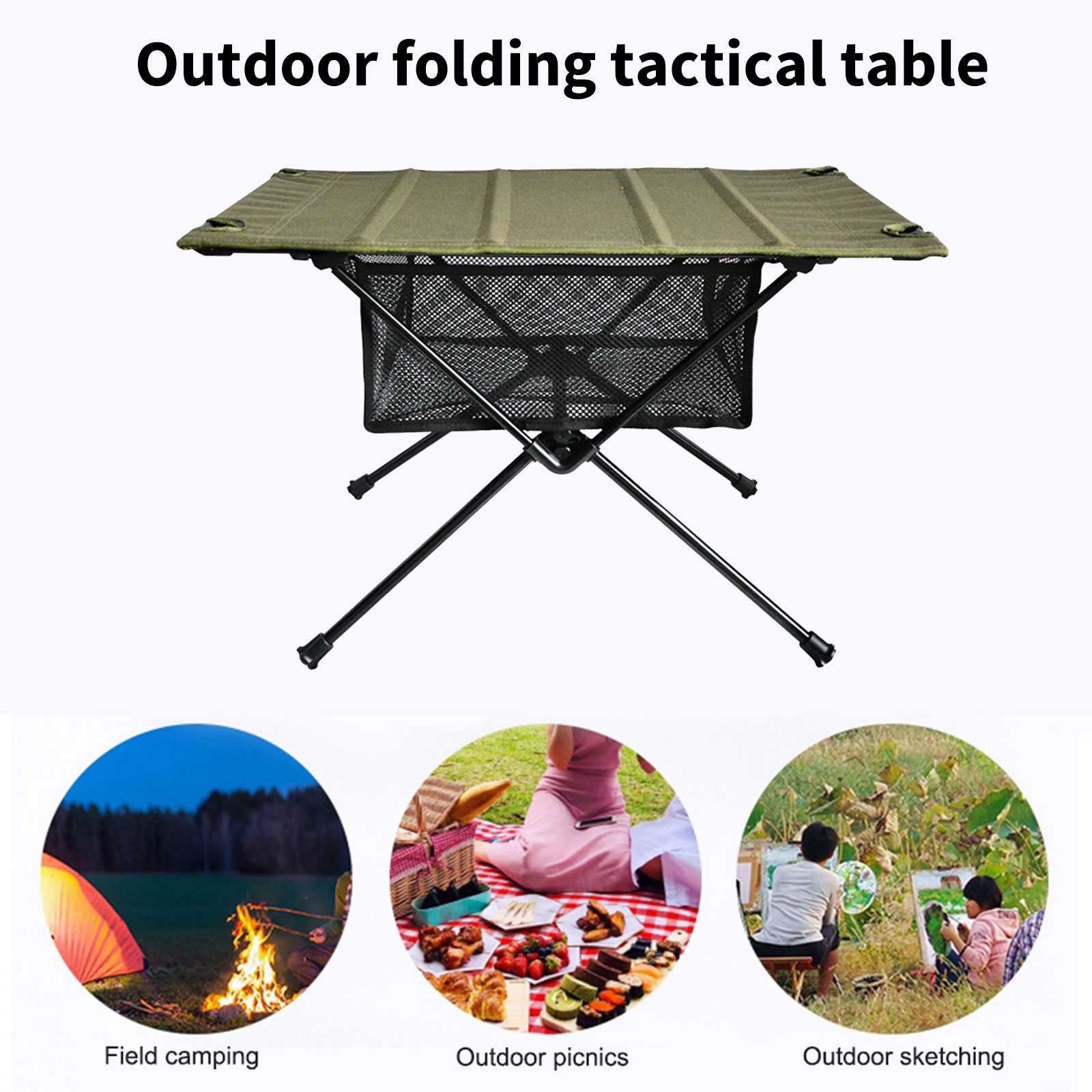 Camping Opvouwbare Tafel Opber - Outdoor Camping Table With Storage recensie en prijs
