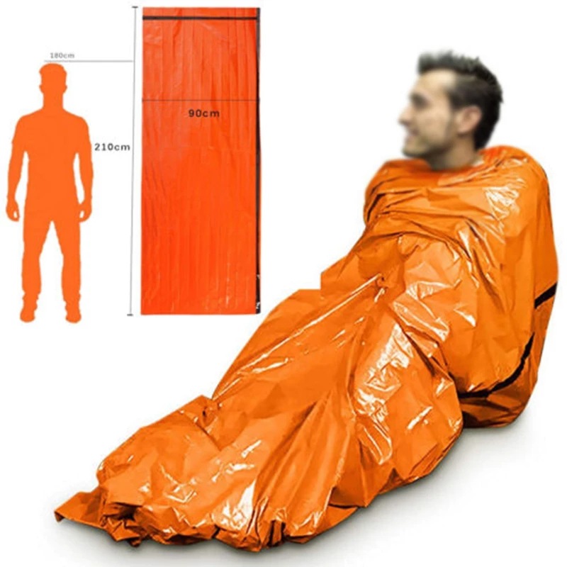 Draagbare waterdichte noodover - Outdoor Camping Sleeping Bag recensie en prijs