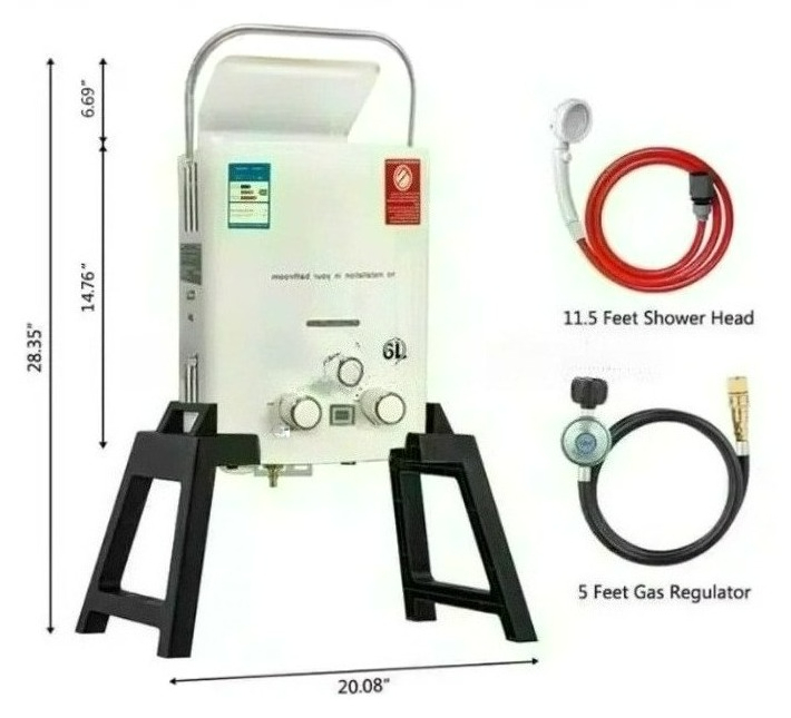 Propaan LPG gasboiler zonder r - Outdoor Camping Hot Water Heater recensie en prijs