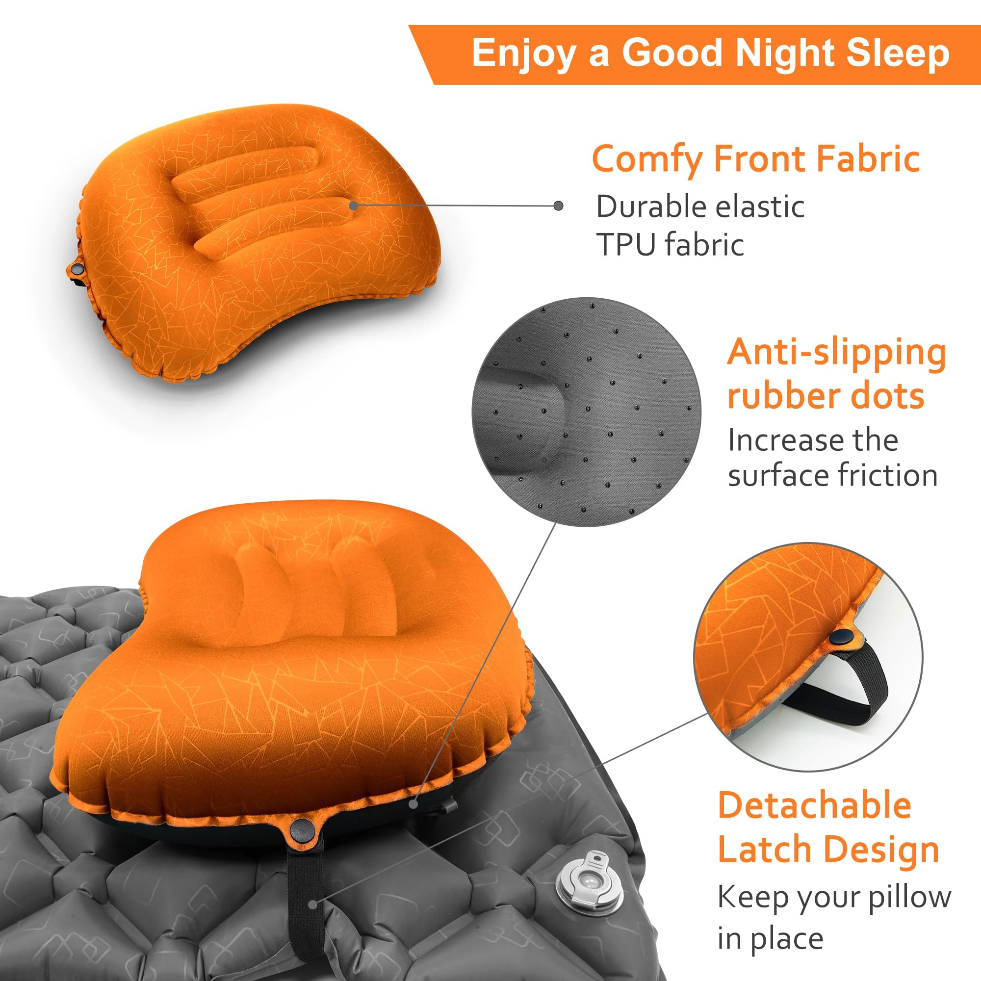 1PC Ultralicht opblaasbaar cam - Camp Pillow Compressible recensie en prijs