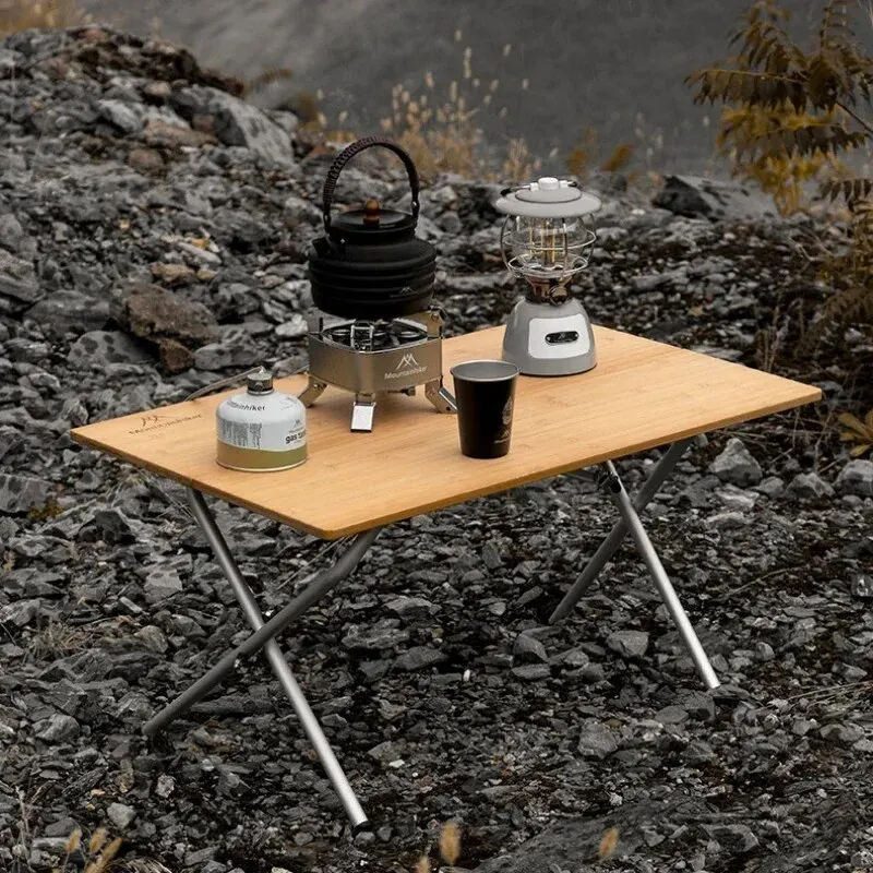 MOUNTAINHIKER 2/3 Bamboe Klapt - Outdoor Camping Table With Storage recensie en prijs