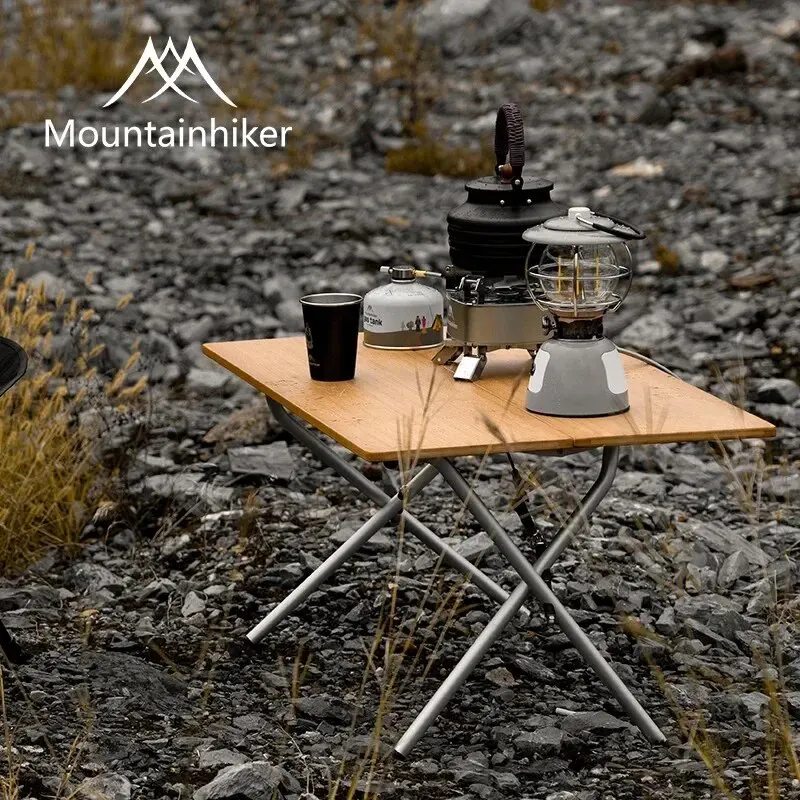 MOUNTAINHIKER 2/3 Bamboe Klapt - Outdoor Camping Table With Storage recensie en prijs
