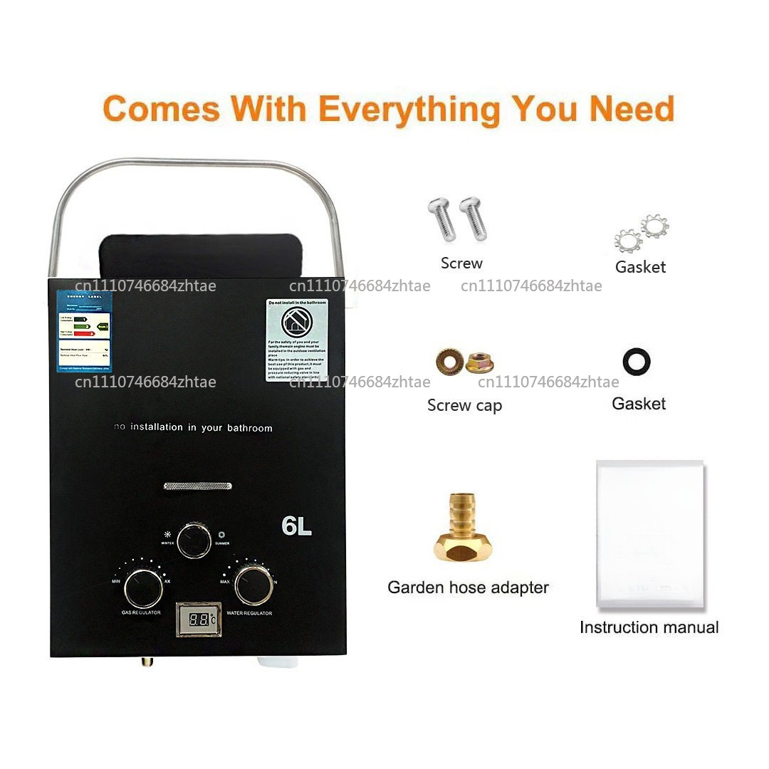 Propaan LPG Gas Tankless Boile - Outdoor Camping Hot Water Heater recensie en prijs